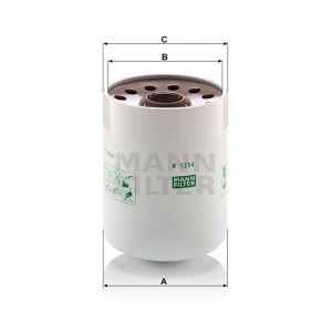 Фильтр масляный MANN-FILTER W1254